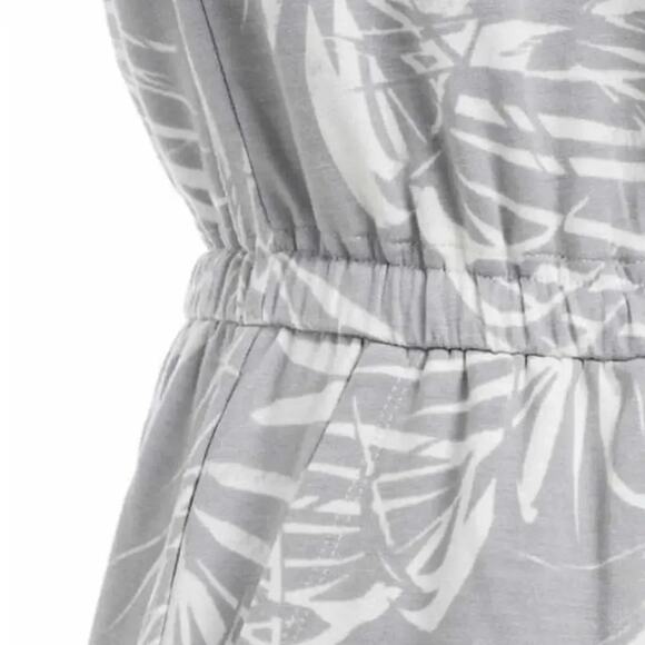 Hilary Radley Women's Short Sleeve Dress Gray White Size XXL NWT! - Picture 4 of 5